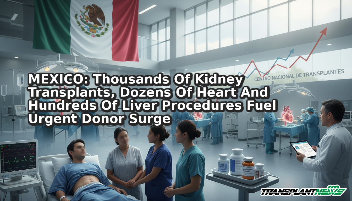 MEXICO: Thousands Of Kidney Transplants, Dozens Of Heart And Hundreds Of Liver Procedures Fuel Urgent Donor Surge