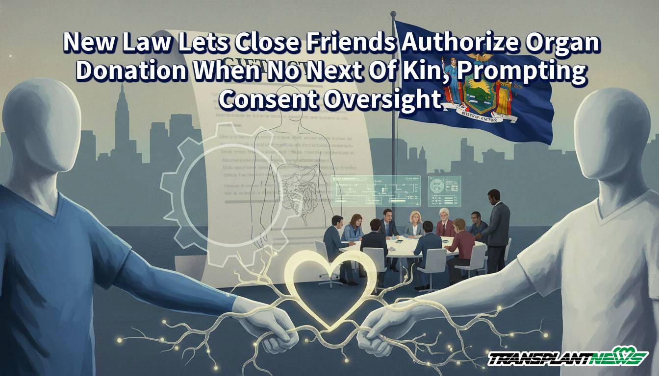 New Law Lets Close Friends Authorize Organ Donation When No Next Of Kin, Prompting Consent Oversight