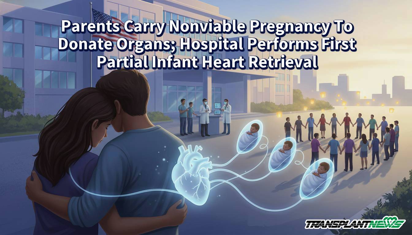 Parents Carry Nonviable Pregnancy To Donate Organs; Hospital Performs First Partial Infant Heart Retrieval