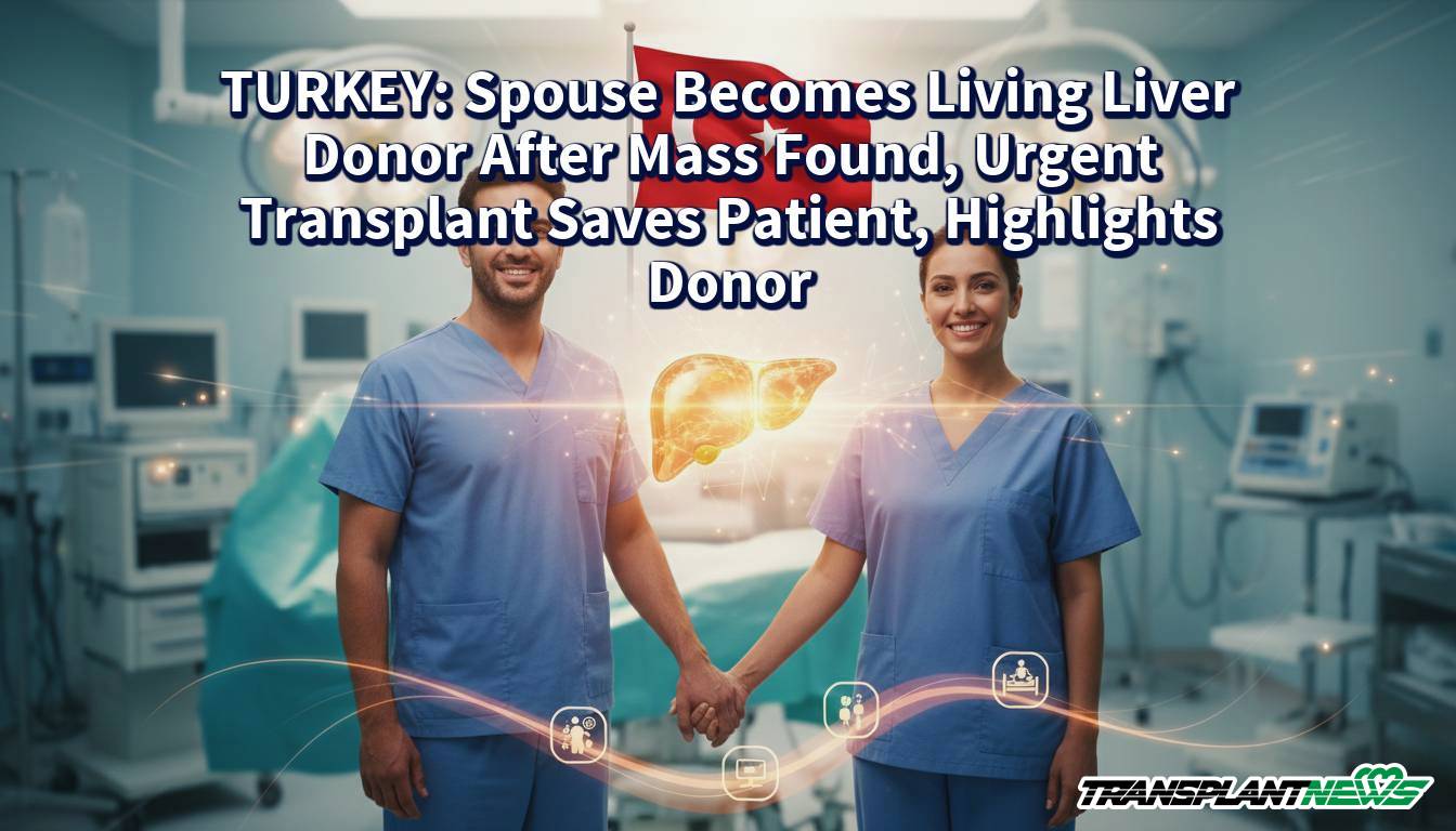 TURKEY: Spouse Becomes Living Liver Donor After Mass Found, Urgent Transplant Saves Patient, Highlights Donor