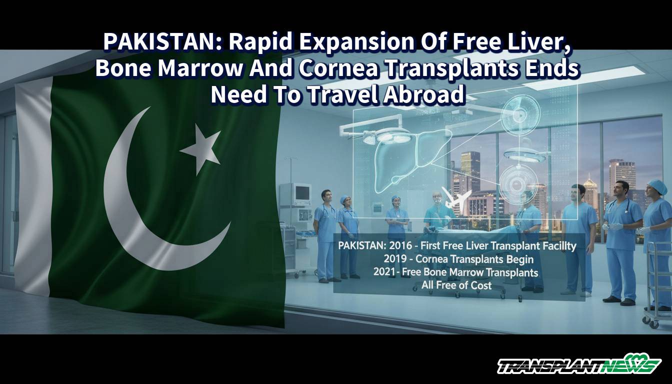 PAKISTAN: Rapid Expansion Of Free Liver, Bone Marrow And Cornea Transplants Ends Need To Travel Abroad