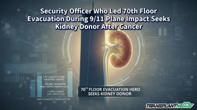 Security Officer Who Led 70th Floor Evacuation During 9/11 Plane Impact Seeks Kidney Donor After Cancer