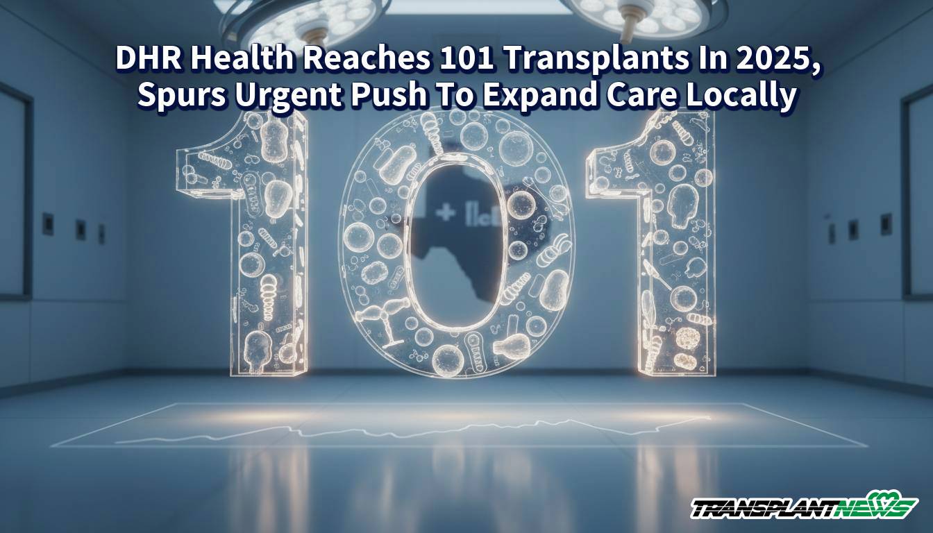 DHR Health Reaches 101 Transplants In 2025, Spurs Urgent Push To Expand Care Locally