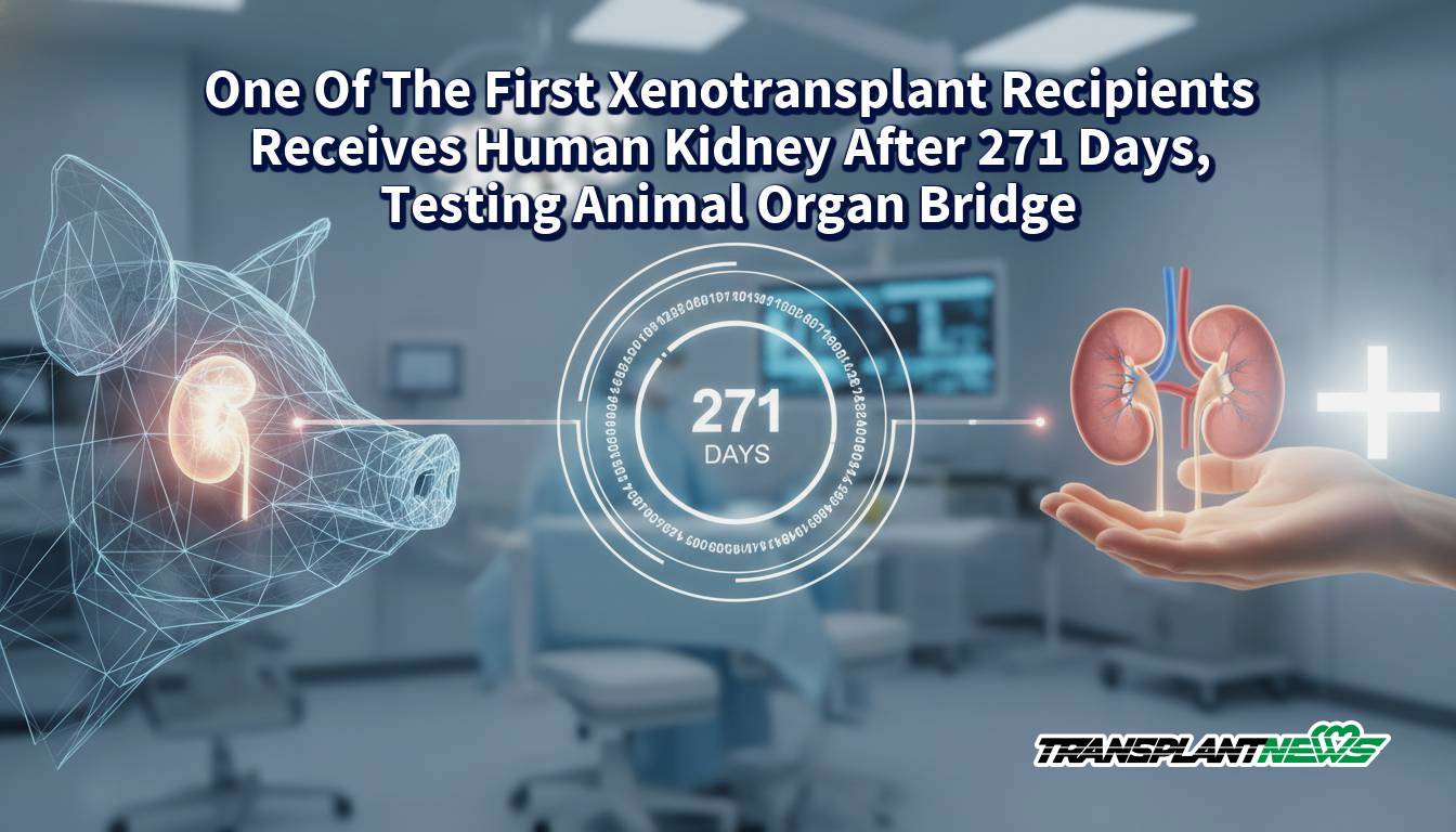 One Of The First Xenotransplant Recipients Receives Human Kidney After 271 Days, Testing Animal Organ Bridge