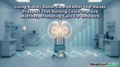 Living Kidney Donor Cleared After Year Raises Prospect That Nursing Could Improve Matches, Prompting Calls For Research