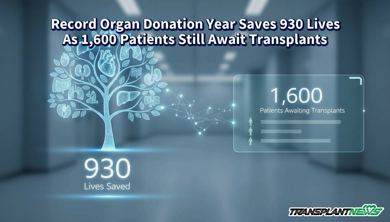 Record Organ Donation Year Saves 930 Lives As 1,600 Patients Still Await Transplants