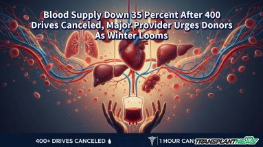Blood Supply Down 35 Percent After 400 Drives Canceled, Major Provider Urges Donors As Winter Looms