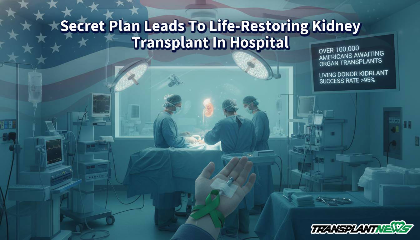 Secret Plan Leads To Life-Restoring Kidney Transplant In Hospital