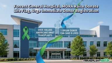 Forrest General Hospital, MORA Raise Donate Life Flag, Urge Immediate Donor Registration