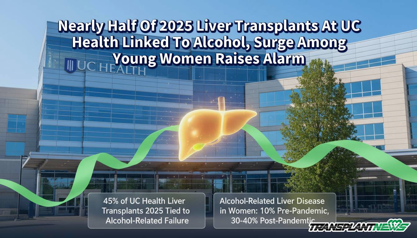 Nearly Half Of 2025 Liver Transplants At UC Health Linked To Alcohol, Surge Among Young Women Raises Alarm