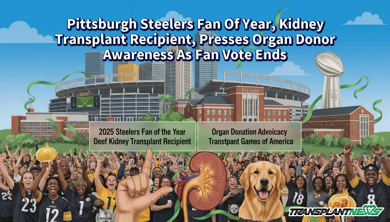 Pittsburgh Steelers Fan Of Year, Kidney Transplant Recipient, Presses Organ Donor Awareness As Fan Vote Ends