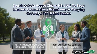 South Dakota House Clears HB 1101 To Stop Insurers From Raising Premiums Or Denying Coverage For Organ Donors