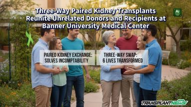 Three-Way Paired Kidney Transplants Reunite Unrelated Donors and Recipients at Banner University Medical Center