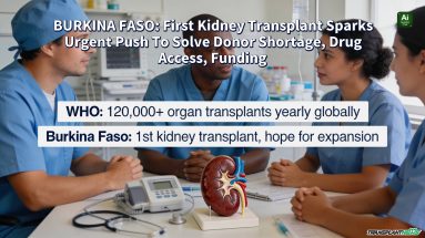 BURKINA FASO: First Kidney Transplant Sparks Urgent Push To Solve Donor Shortage, Drug Access, Funding