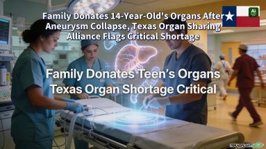 Family Donates 14-Year-Old’s Organs After Aneurysm Collapse, Texas Organ Sharing Alliance Flags Critical Shortage