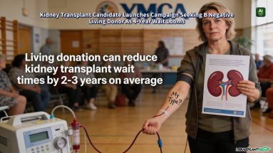 Kidney Transplant Candidate Launches Campaign Seeking B Negative Living Donor As 4-Year Wait Looms