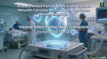 Historic Infant Partial Heart Transplant At MHealth Fairview Raises Hope, Highlights Donor Shortage