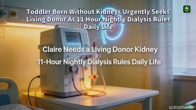 Toddler Born Without Kidneys Urgently Seeks Living Donor As 11 Hour Nightly Dialysis Rules Daily Life
