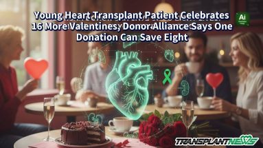 Young Heart Transplant Patient Celebrates 16 More Valentines, Donor Alliance Says One Donation Can Save Eight