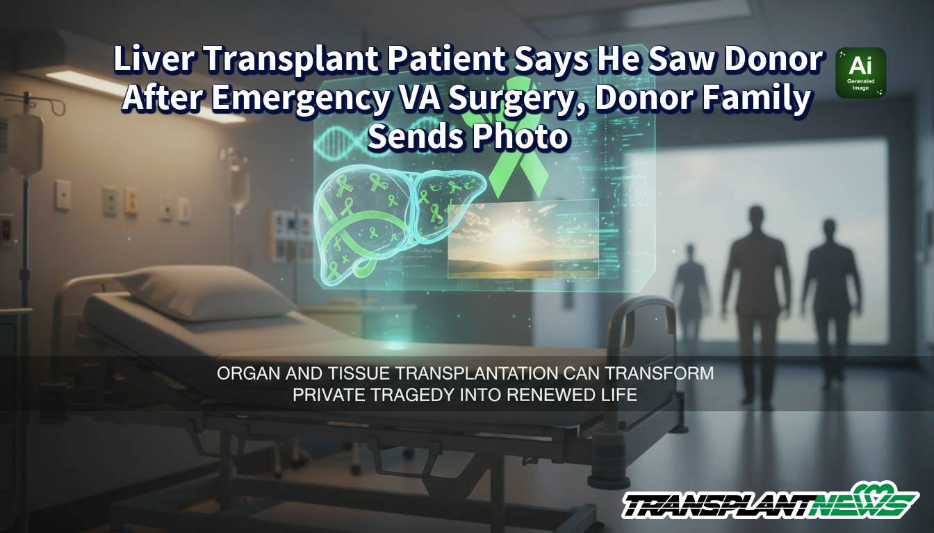 Liver Transplant Patient Says He Saw Donor After Emergency VA Surgery, Donor Family Sends Photo