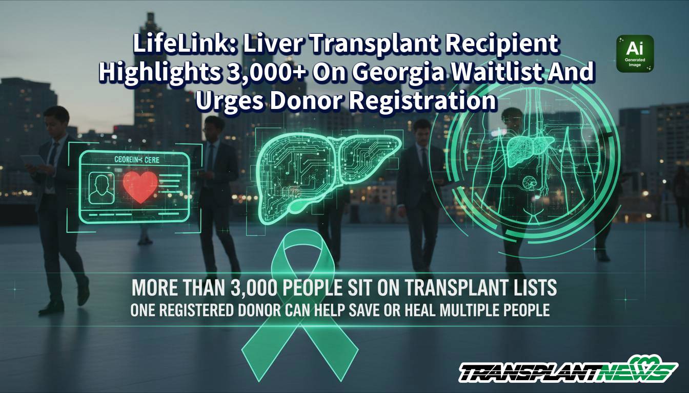 LifeLink: Liver Transplant Recipient Highlights 3,000+ On Georgia Waitlist And Urges Donor Registration