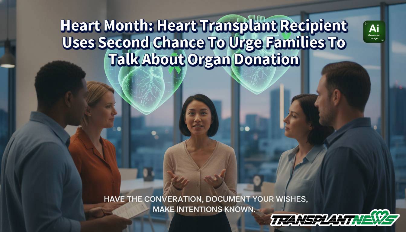 Heart Month: Heart Transplant Recipient Uses Second Chance To Urge Families To Talk About Organ Donation