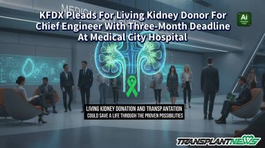 KFDX Pleads For Living Kidney Donor For Chief Engineer With Three-Month Deadline At Medical City Hospital