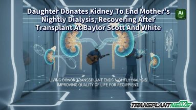 Daughter Donates Kidney To End Mother’s Nightly Dialysis, Recovering After Transplant At Baylor Scott And White
