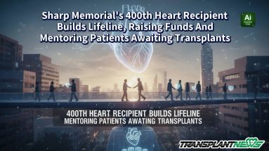 Sharp Memorial’s 400th Heart Recipient Builds Lifeline, Raising Funds And Mentoring Patients Awaiting Transplants