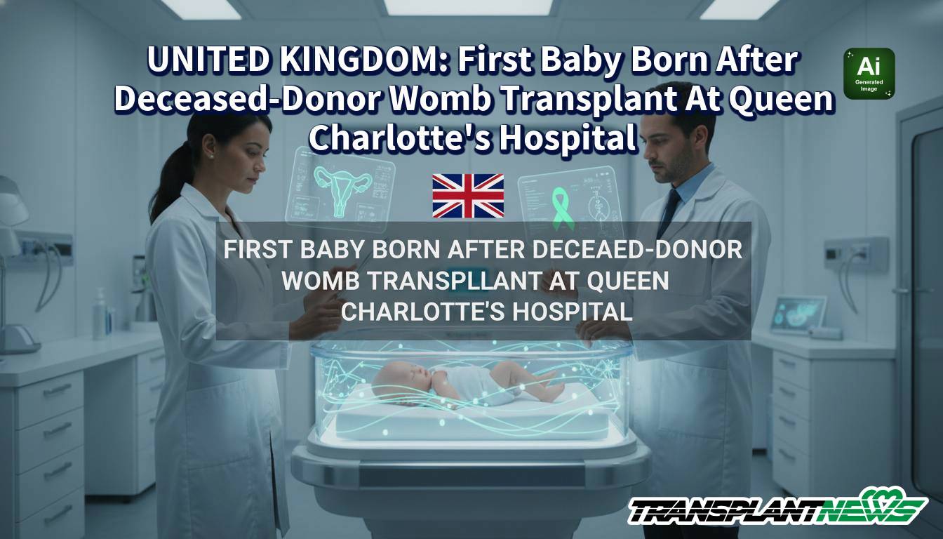 UNITED KINGDOM: First Baby Born After Deceased-Donor Womb Transplant At Queen Charlotte’s Hospital