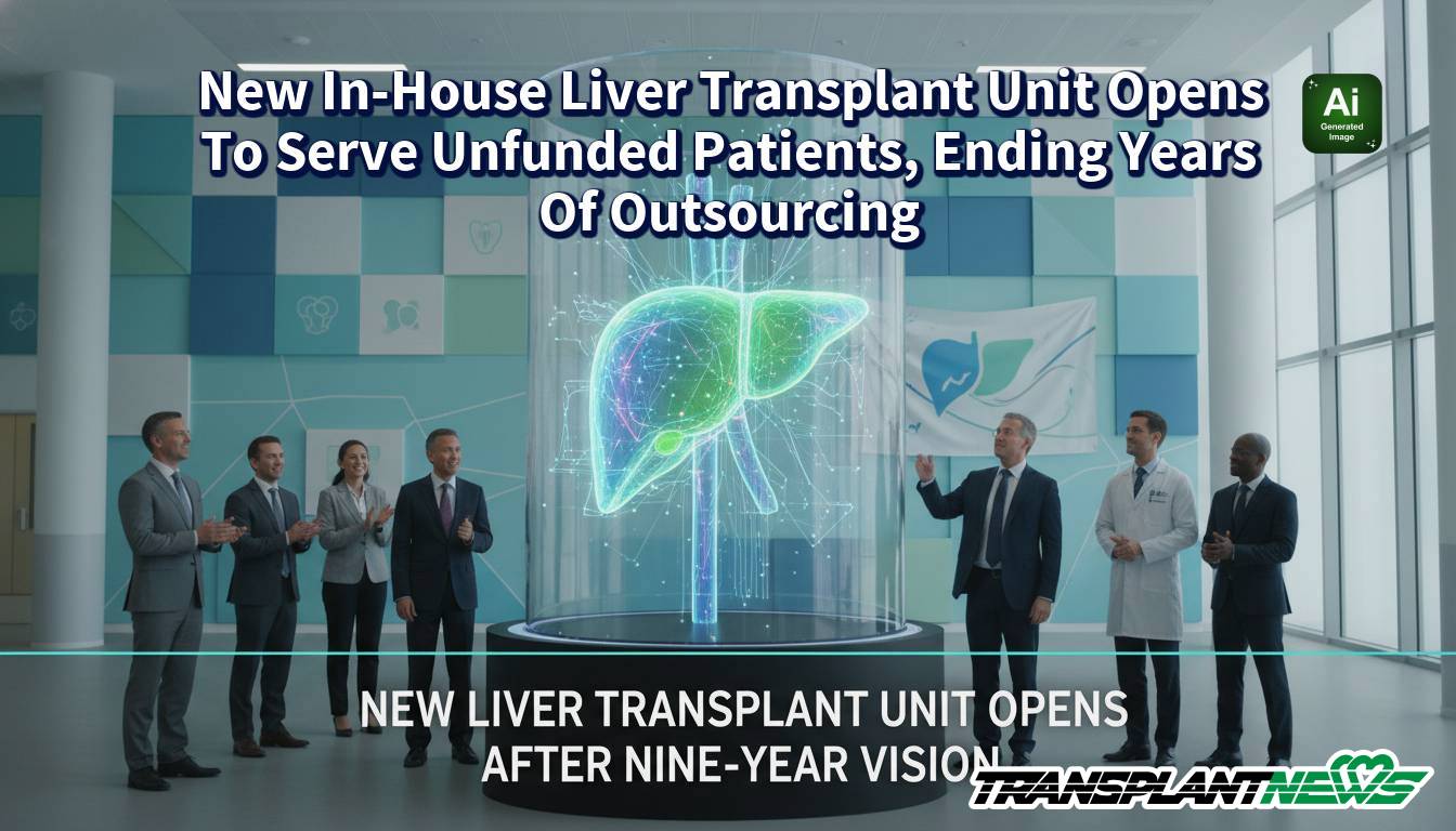 New In-House Liver Transplant Unit Opens To Serve Unfunded Patients, Ending Years Of Outsourcing