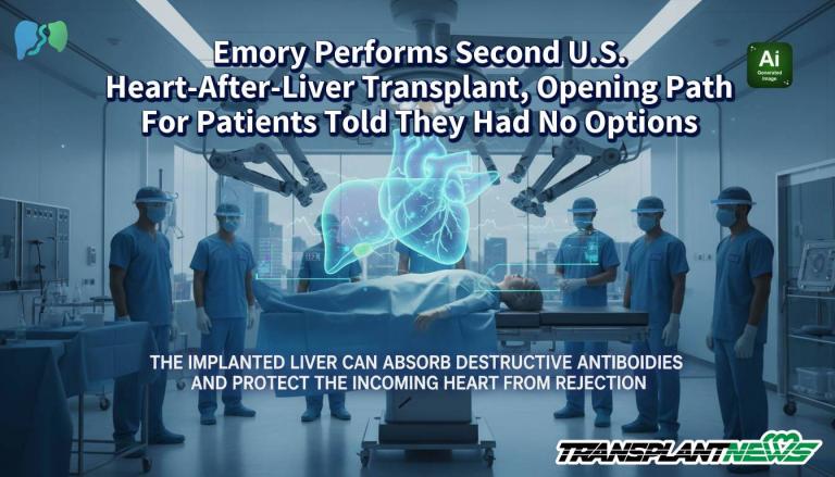 Emory Performs Second U.S. Heart-After-Liver Transplant, Opening Path For Patients Told They Had No Options
