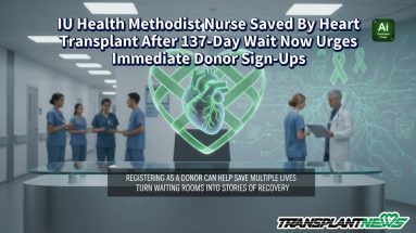 IU Health Methodist Nurse Saved By Heart Transplant After 137-Day Wait Now Urges Immediate Donor Sign-Ups