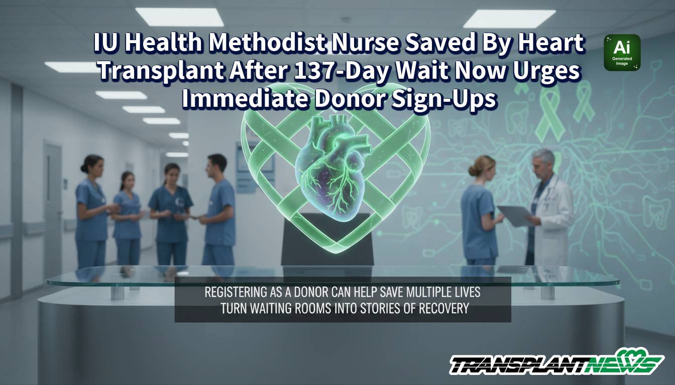 IU Health Methodist Nurse Saved By Heart Transplant After 137-Day Wait Now Urges Immediate Donor Sign-Ups