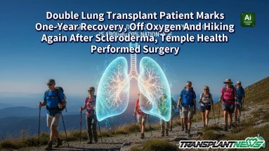 Double Lung Transplant Patient Marks One-Year Recovery, Off Oxygen And Hiking Again After Scleroderma, Temple Health Performed Surgery