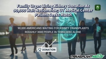 Family Urges Living Kidney Donation As 90,000 Wait Nationwide; UT Medical Center Patient Seeks Match