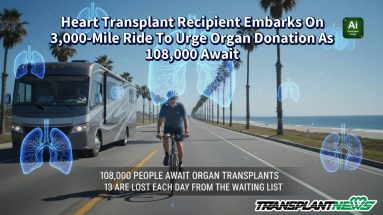 Heart Transplant Recipient Embarks On 3,000-Mile Ride To Urge Organ Donation As 108,000 Await