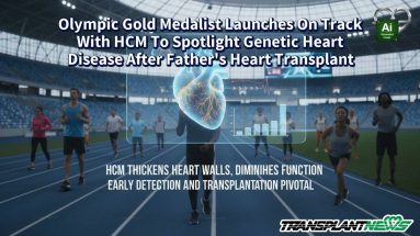 Olympic Gold Medalist Launches On Track With HCM To Spotlight Genetic Heart Disease After Father’s Heart Transplant