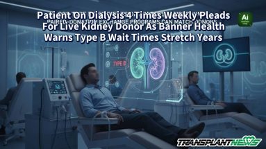Patient On Dialysis 4 Times Weekly Pleads For Live Kidney Donor As Banner Health Warns Type B Wait Times Stretch Years