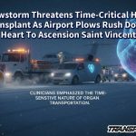 Snowstorm Threatens Time-Critical Heart Transplant As Airport Plows Rush Donor Heart To Ascension Saint Vincent