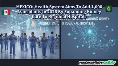 MEXICO: Health System Aims To Add 1,000 Transplants In 2026 By Expanding Kidney Care To Regional Hospitals