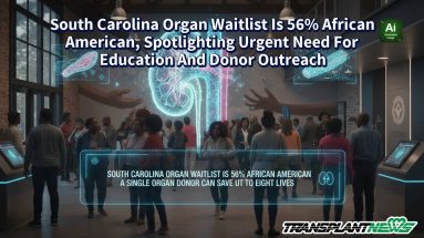 South Carolina Organ Waitlist Is 56% African American, Spotlighting Urgent Need For Education And Donor Outreach