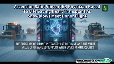 Ascension Saint Vincent ER Physician Raced To Life Saving Heart Transplant As Snowplows Meet Donor Flight