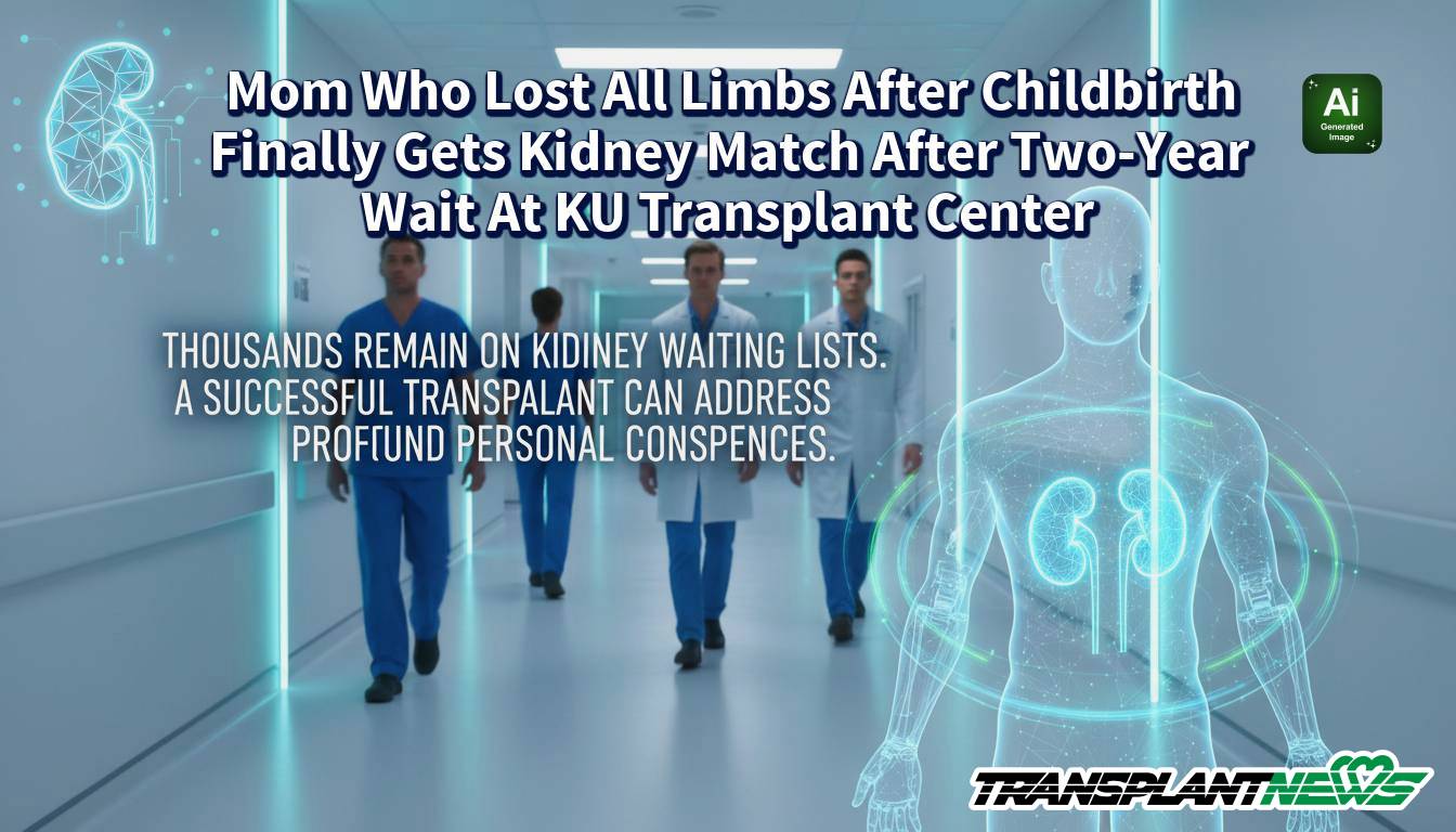 Mom Who Lost All Limbs After Childbirth Finally Gets Kidney Match After Two-Year Wait At KU Transplant Center