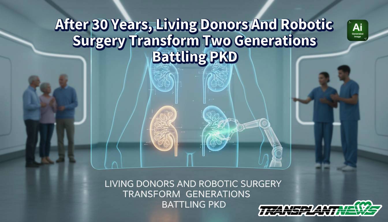 After 30 Years, Living Donors And Robotic Surgery Transform Two Generations Battling PKD
