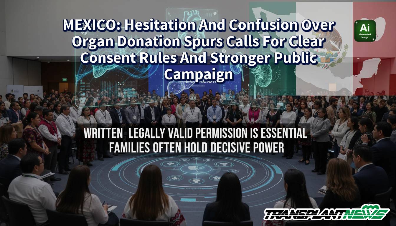MEXICO: Hesitation And Confusion Over Organ Donation Spurs Calls For Clear Consent Rules And Stronger Public Campaign