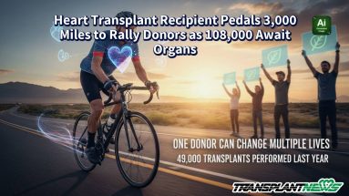 Heart Transplant Recipient Pedals 3,000 Miles to Rally Donors as 108,000 Await Organs