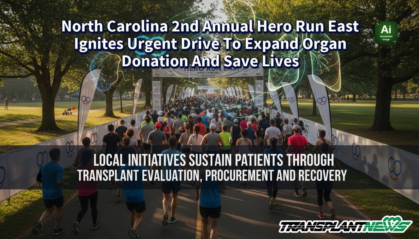 North Carolina 2nd Annual Hero Run East Ignites Urgent Drive To Expand Organ Donation And Save Lives