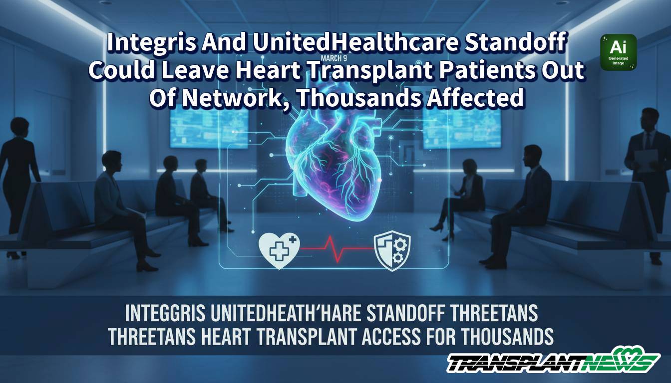 Integris And UnitedHealthcare Standoff Could Leave Heart Transplant Patients Out Of Network, Thousands Affected