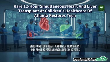 Rare 12-Hour Simultaneous Heart And Liver Transplant At Children’s Healthcare Of Atlanta Restores Teen